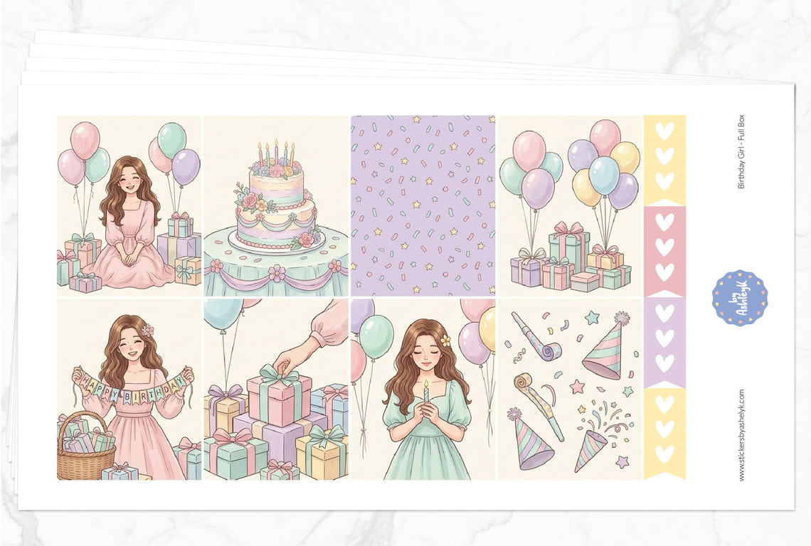 Birthday Girl Weekly Kit  - Full Kit
