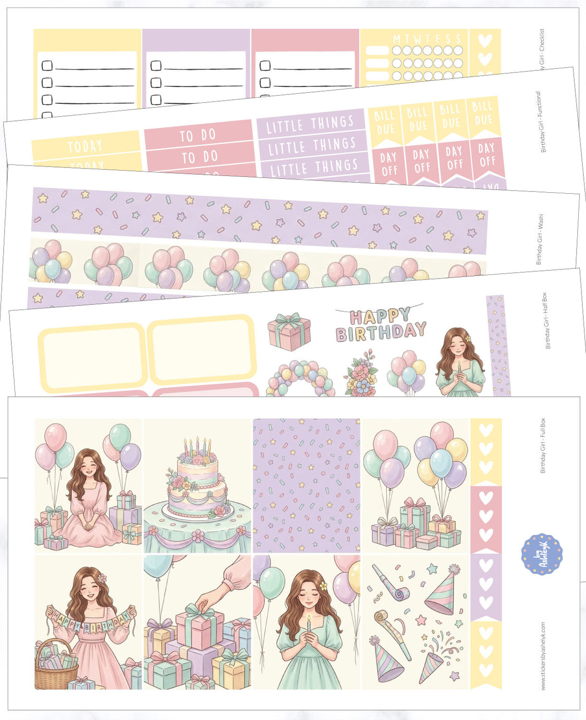 Birthday Girl Weekly Kit 
