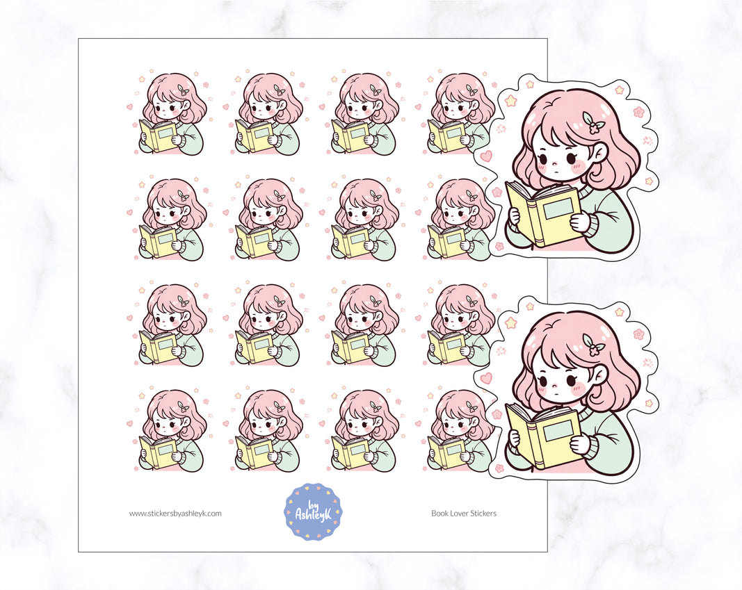 Book Lover Stickers