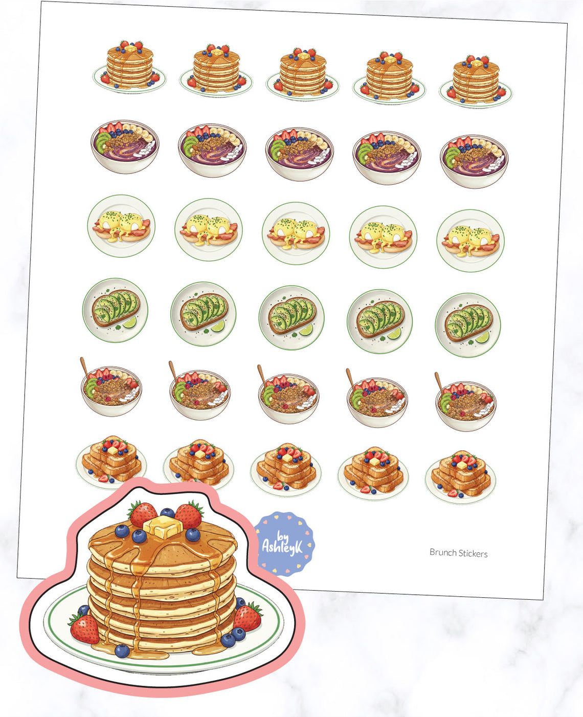 Brunch Stickers