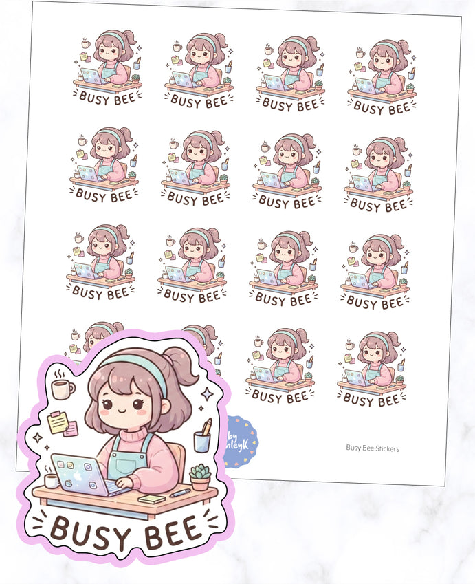 Busy Bee Planner Stickers