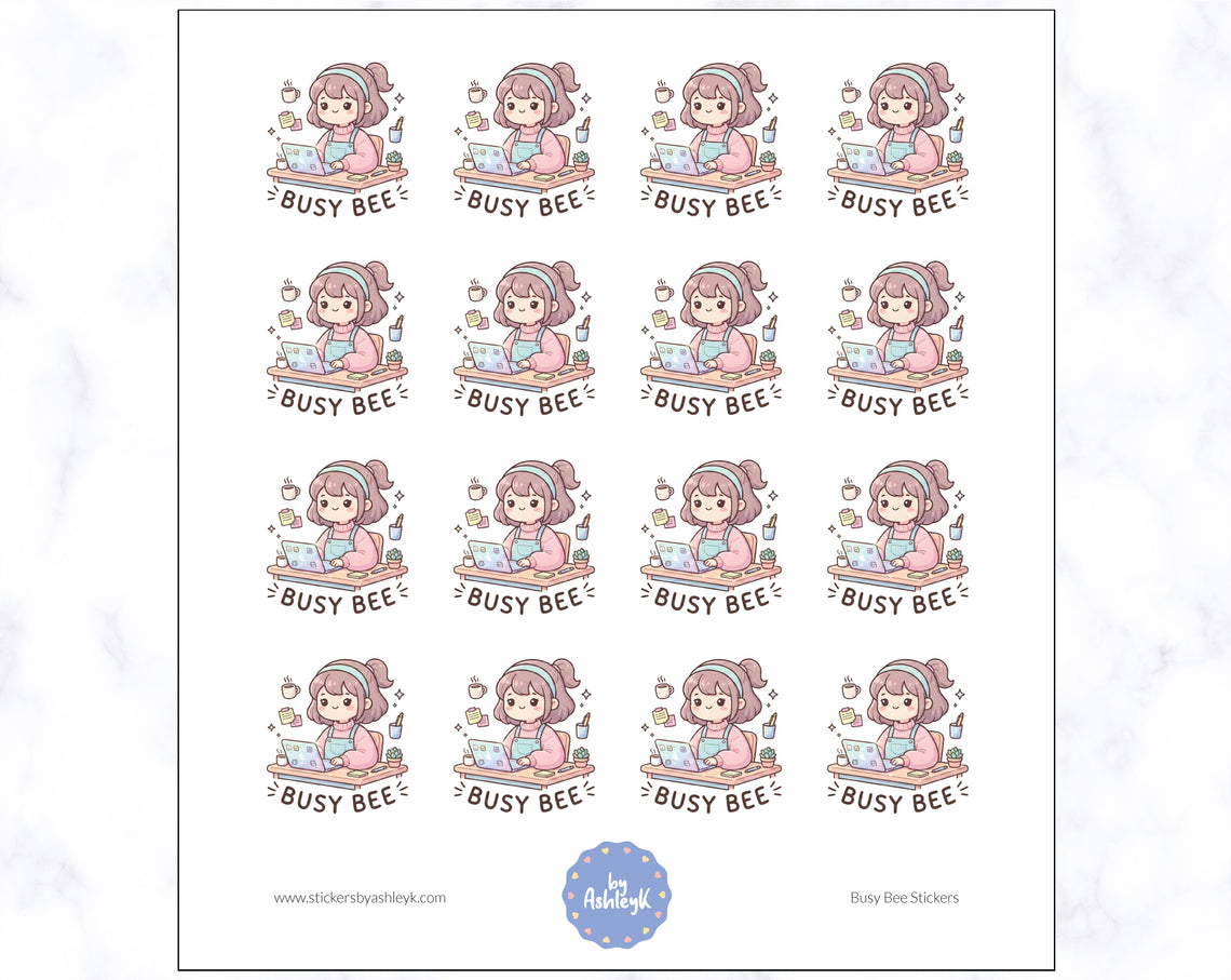 Busy Bee Planner Stickers
