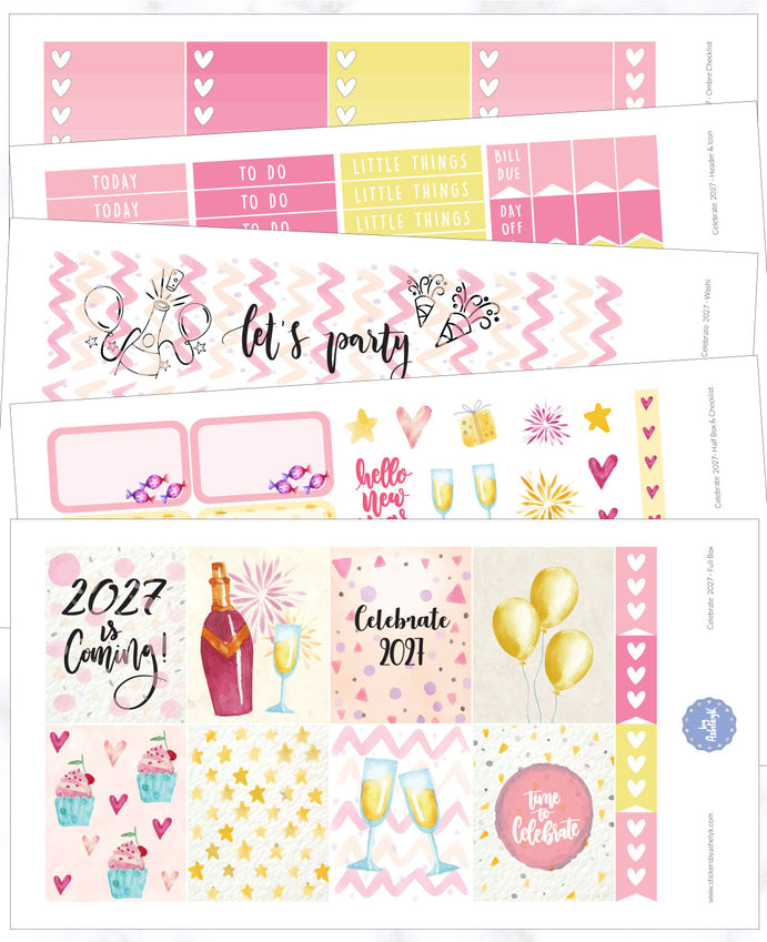 Celebrate 2027 Weekly Kit