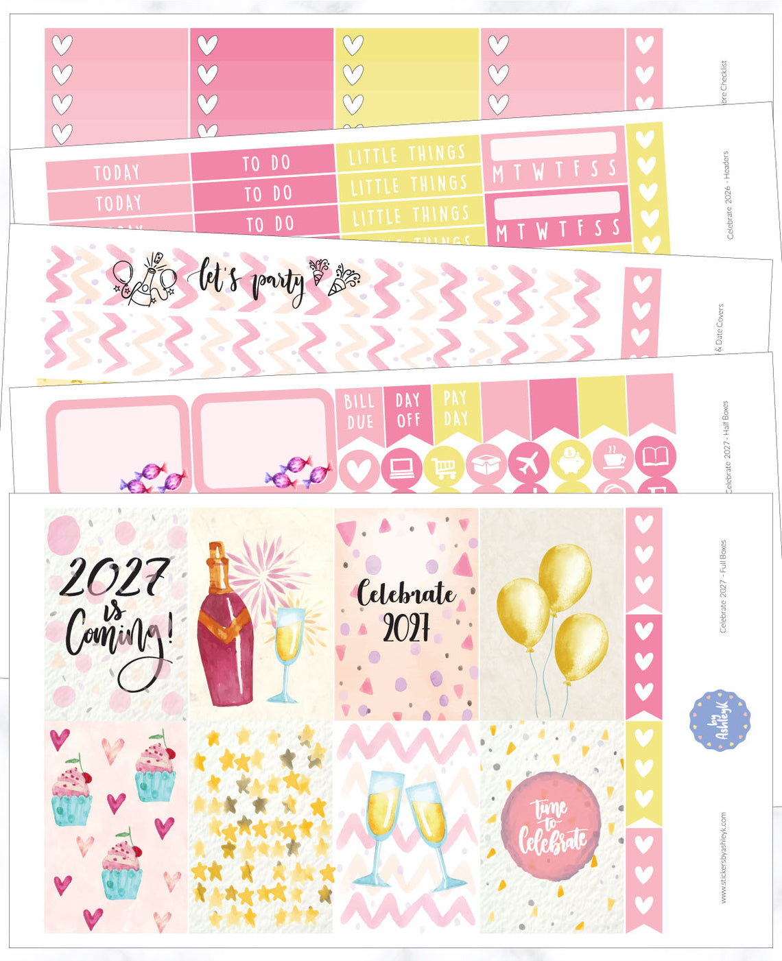 Celebrate 2027 Weekly Kit