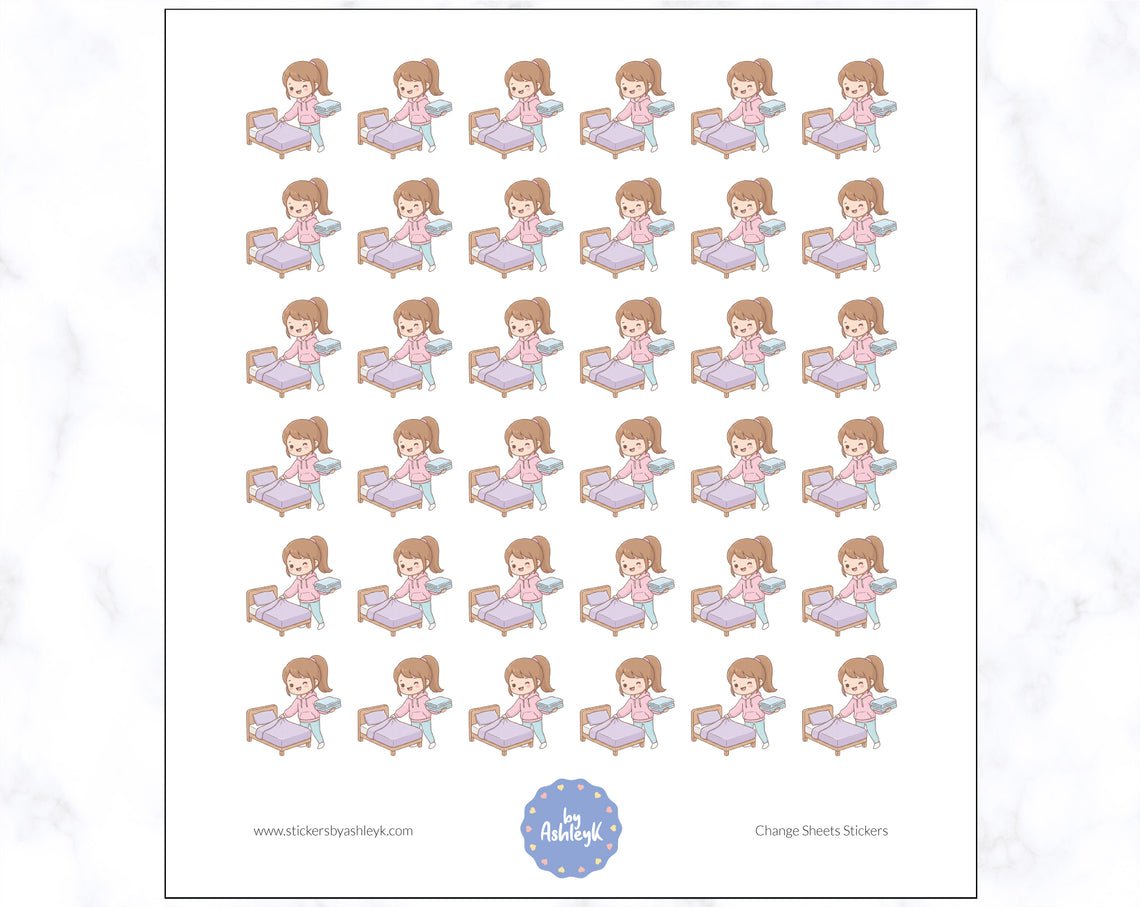 Change Sheets Planner Stickers