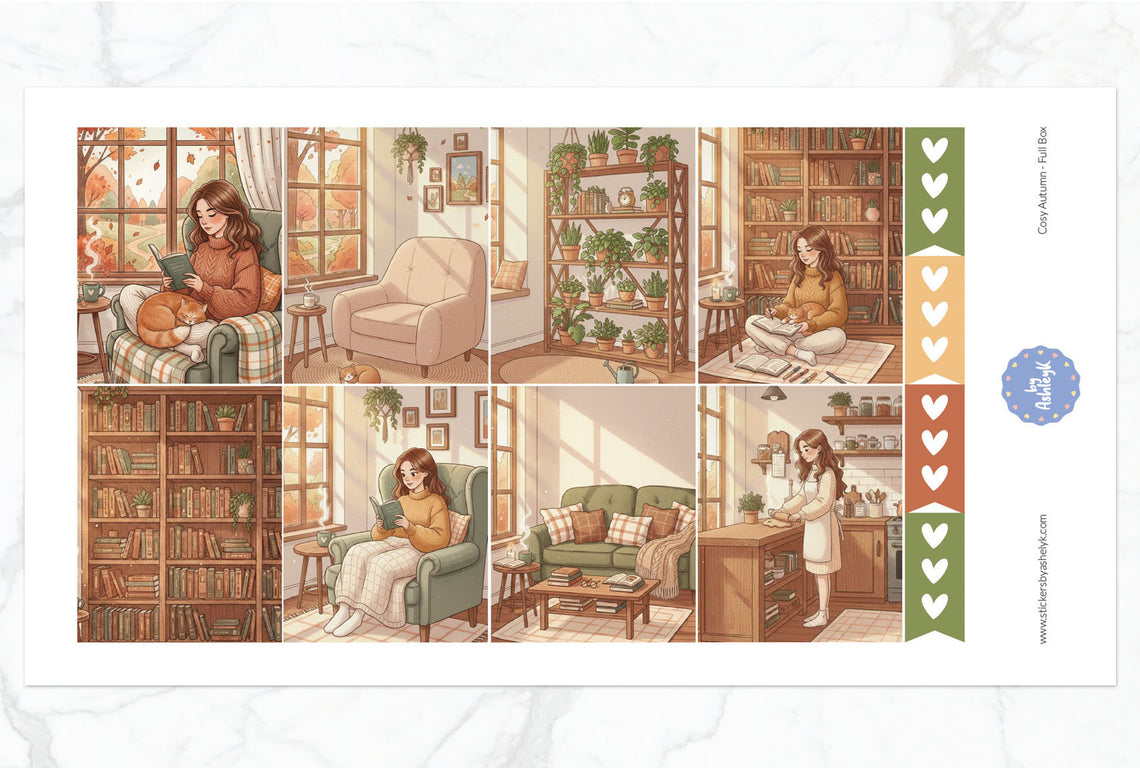 Cosy Autumn Weekly Kit  - Full Box Sheet