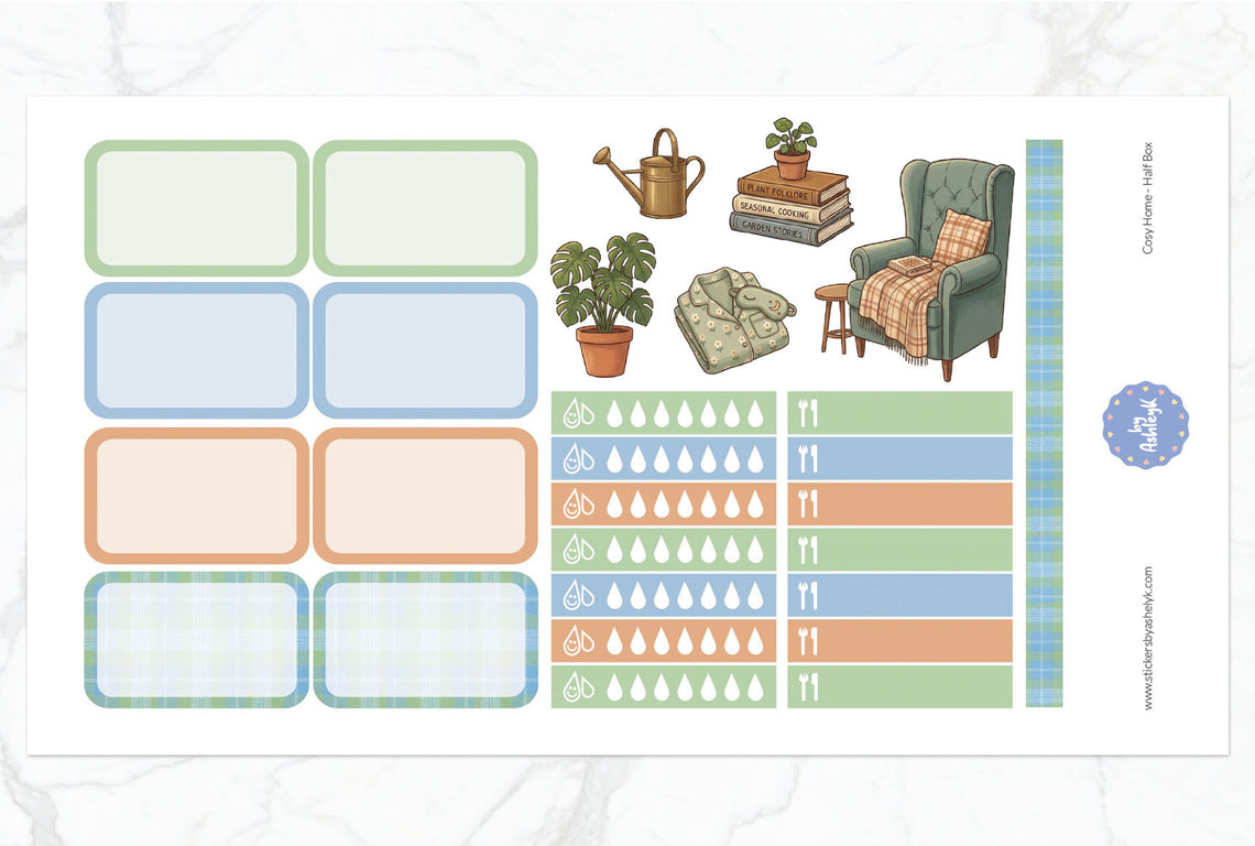 Cosy Home Weekly Kit  - Half Box Sheet