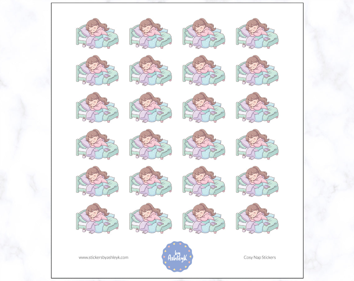 Cosy Nap Planner Stickers
