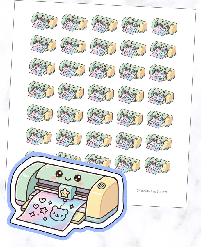 Cricut Machine Planner Stickers