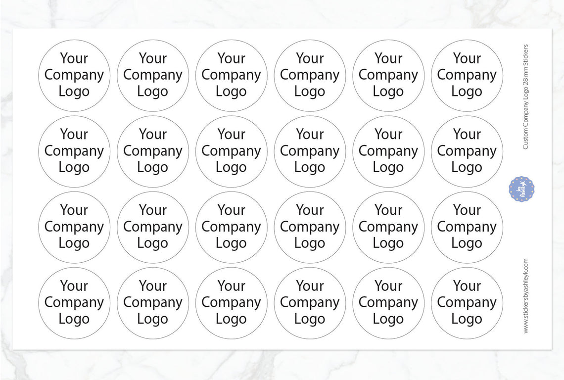 Custom Company Logo Stickers