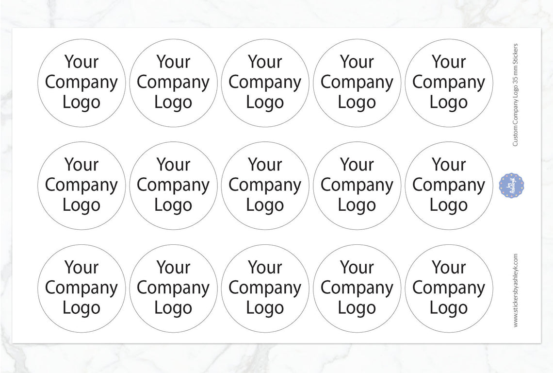 Custom Company Logo Stickers