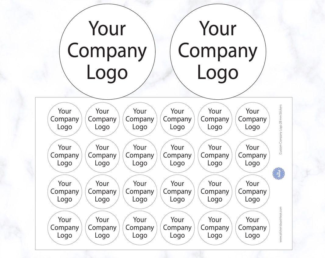 Custom Company Logo Stickers