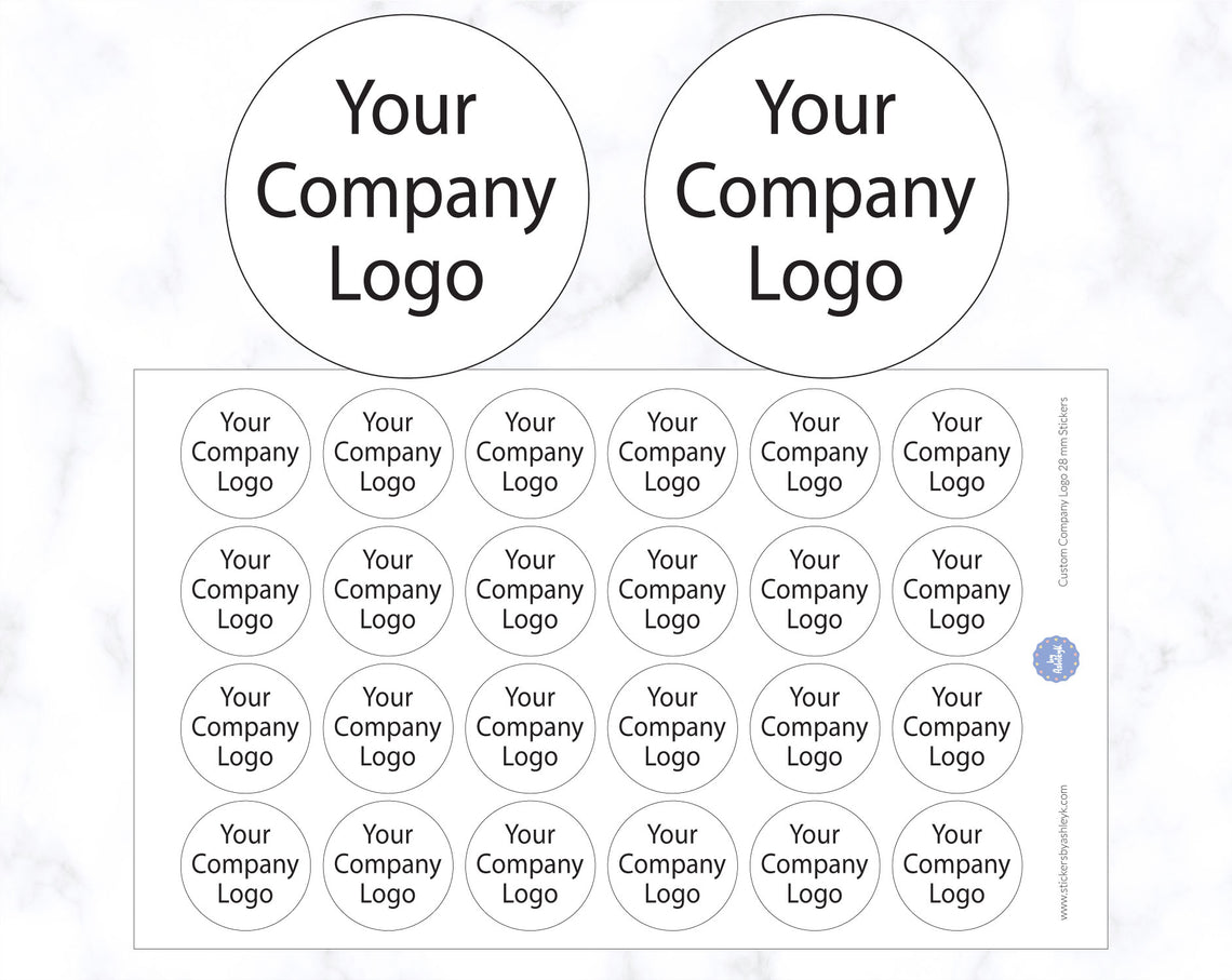 Custom Company Logo Stickers