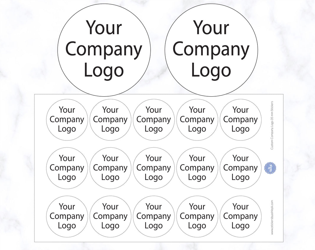 Custom Company Logo Stickers