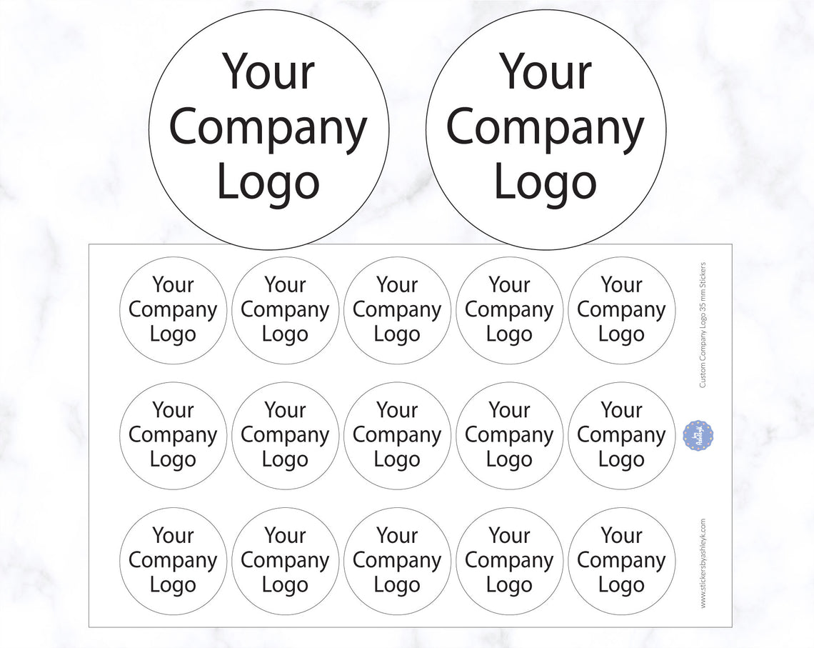 Custom Company Logo Stickers