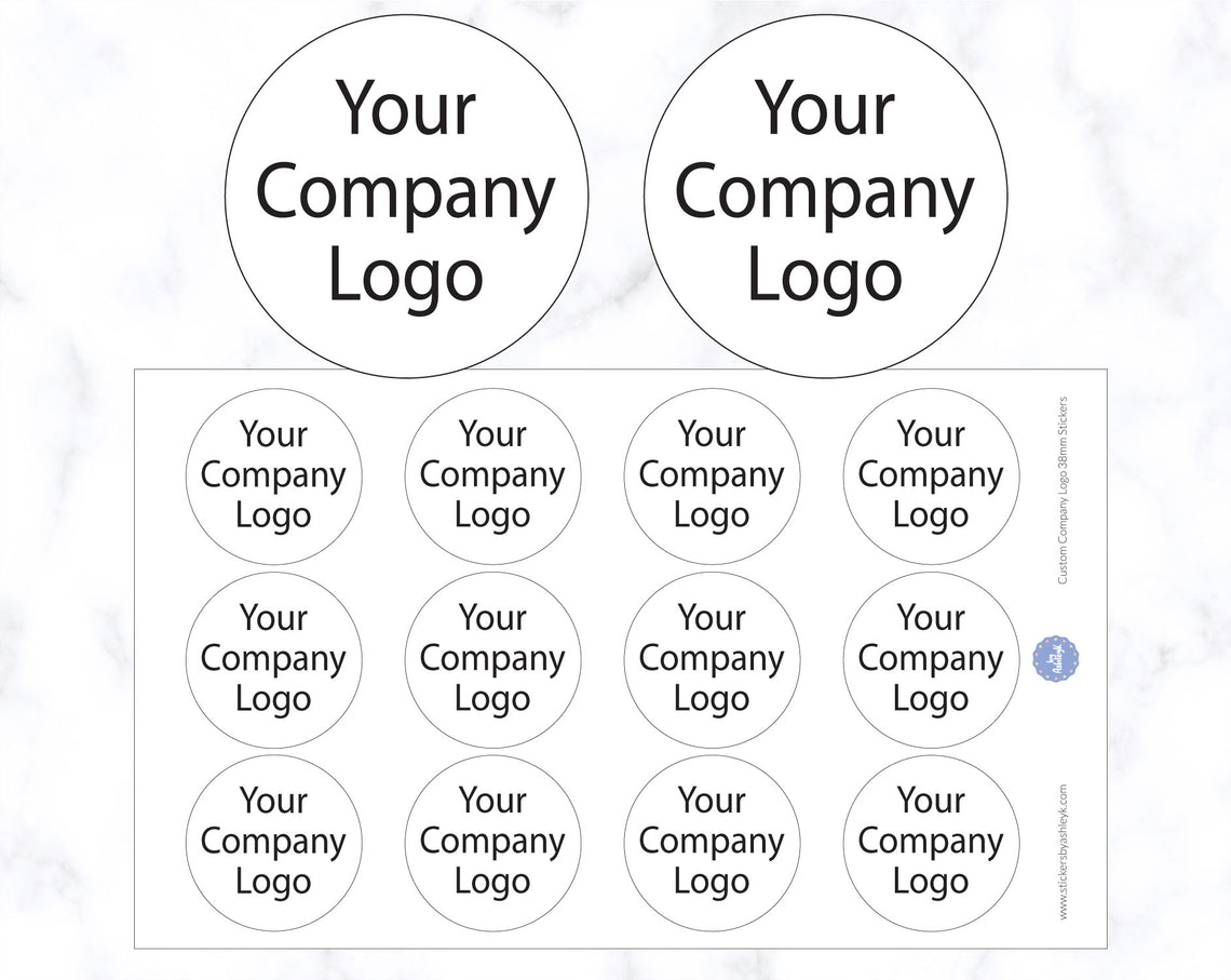 Custom Company Logo Stickers