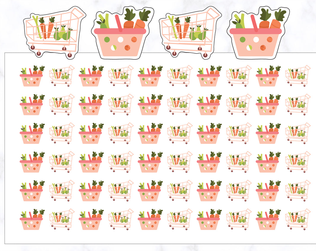Cute Groceries Stickers