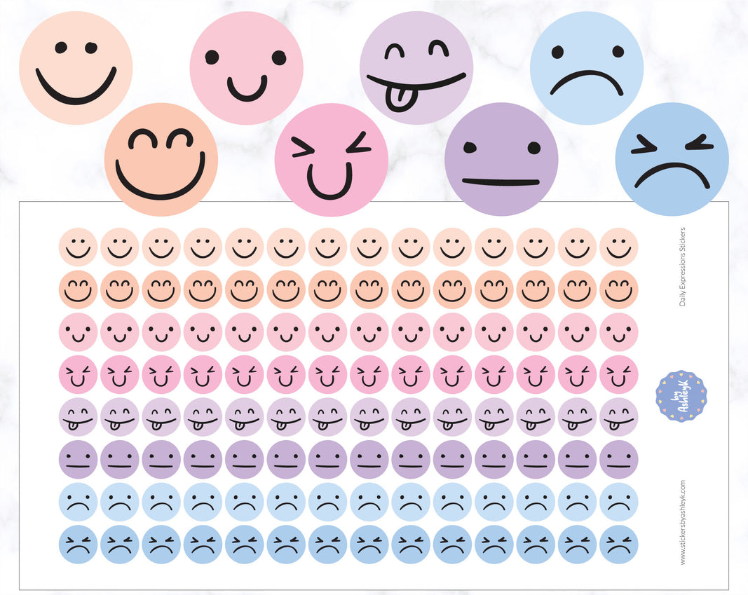 Daily Expressions Planner Stickers