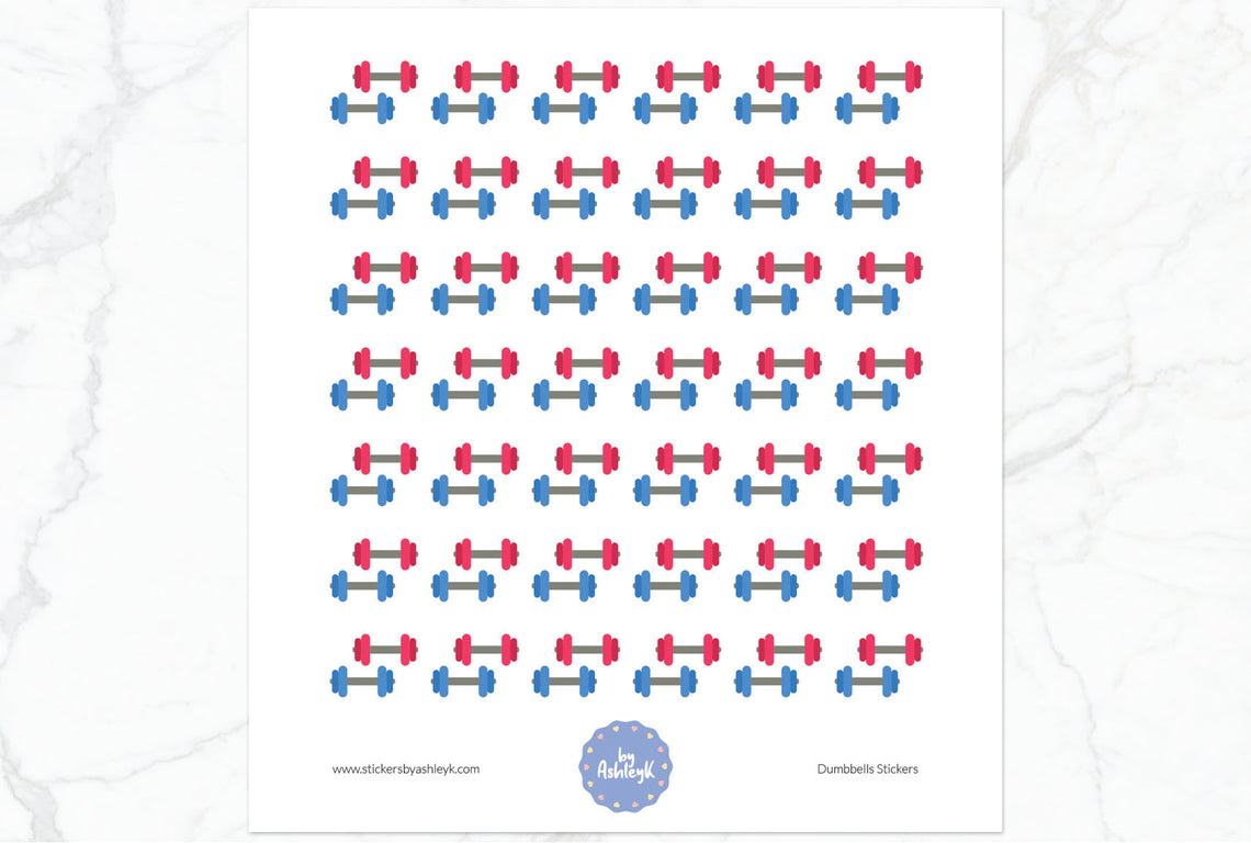 Dumbbells Stickers
