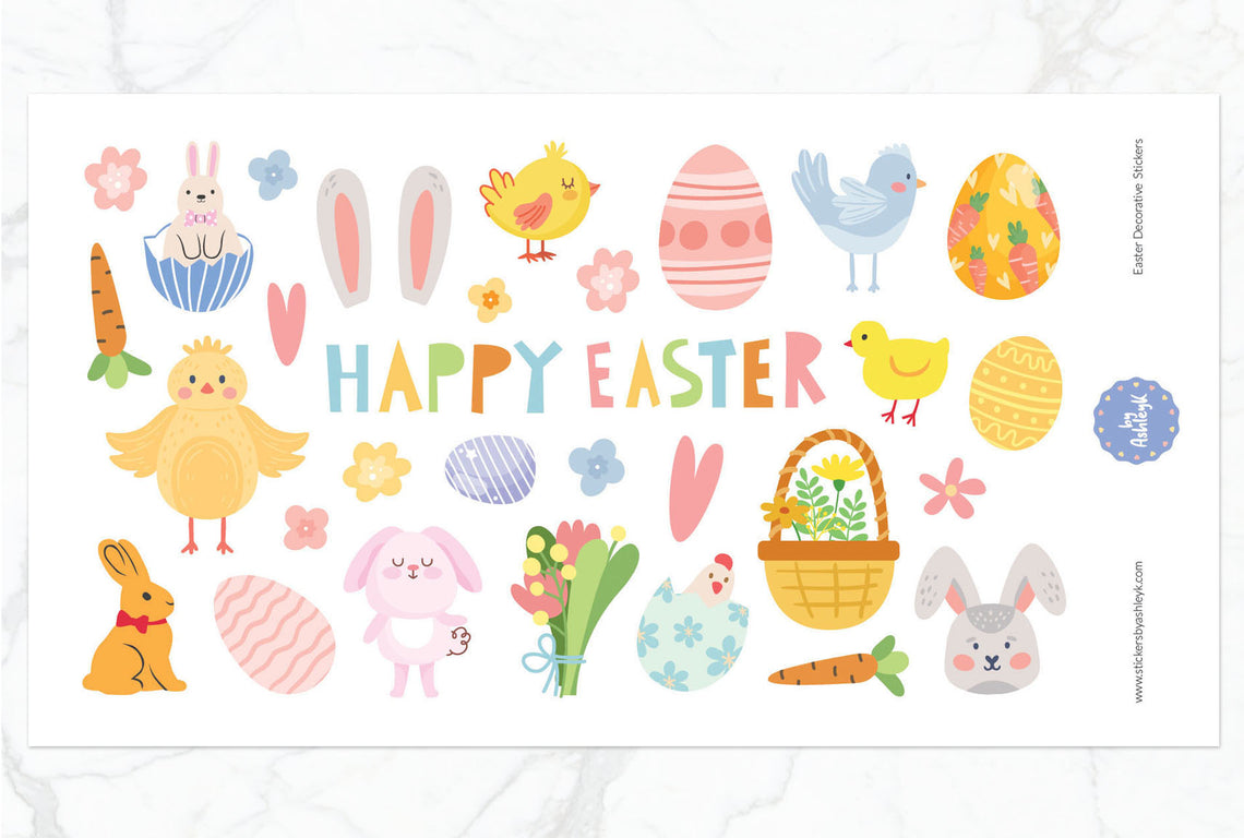 Easter Decorative Stickers