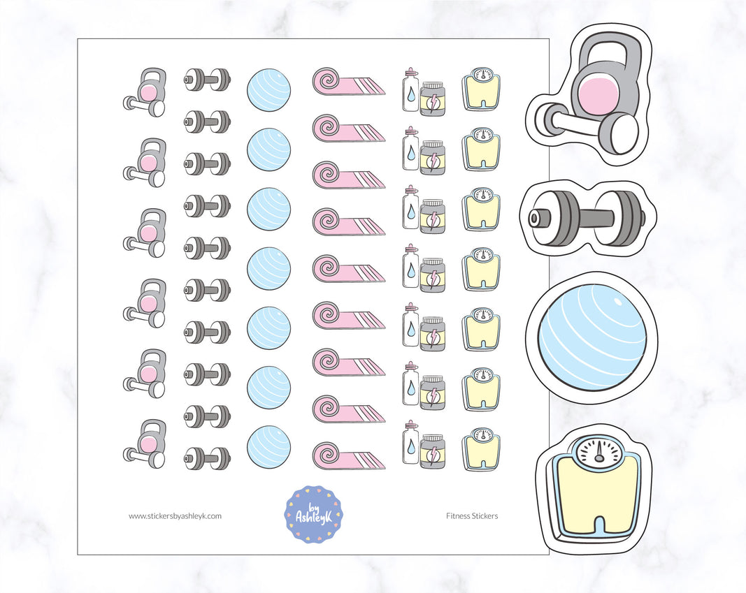 Fitness Stickers