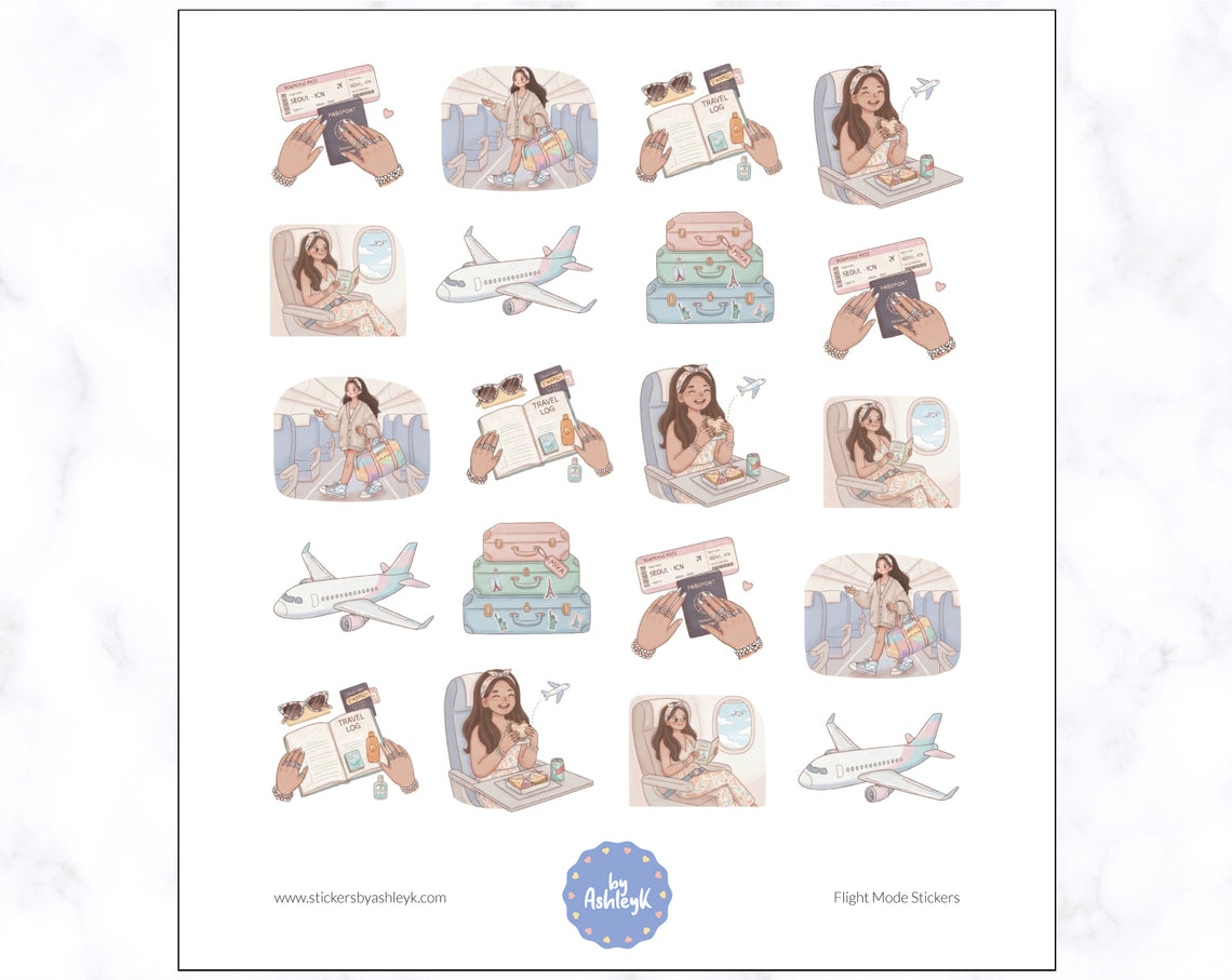 Flight Mode Planner Stickers