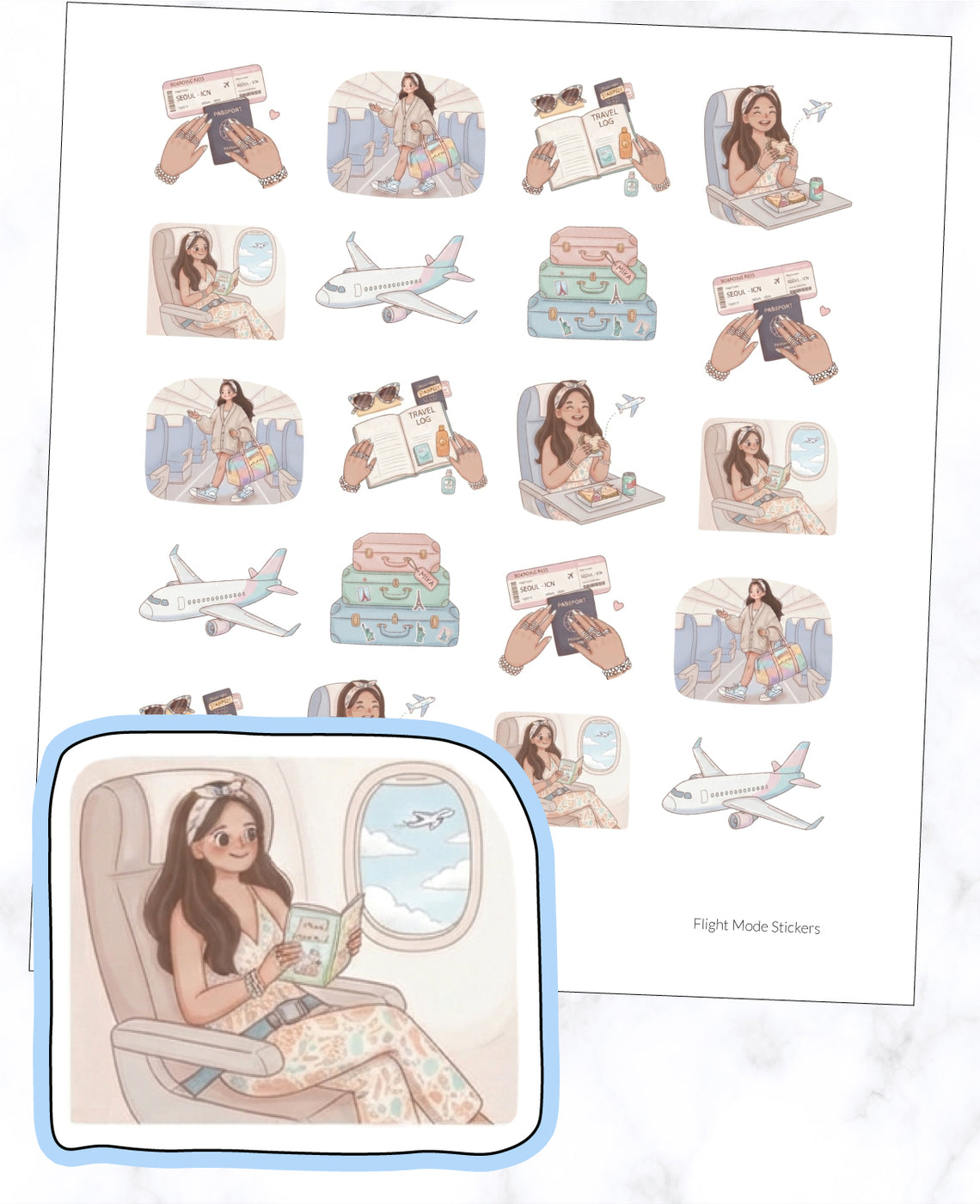 Flight Mode Planner Stickers