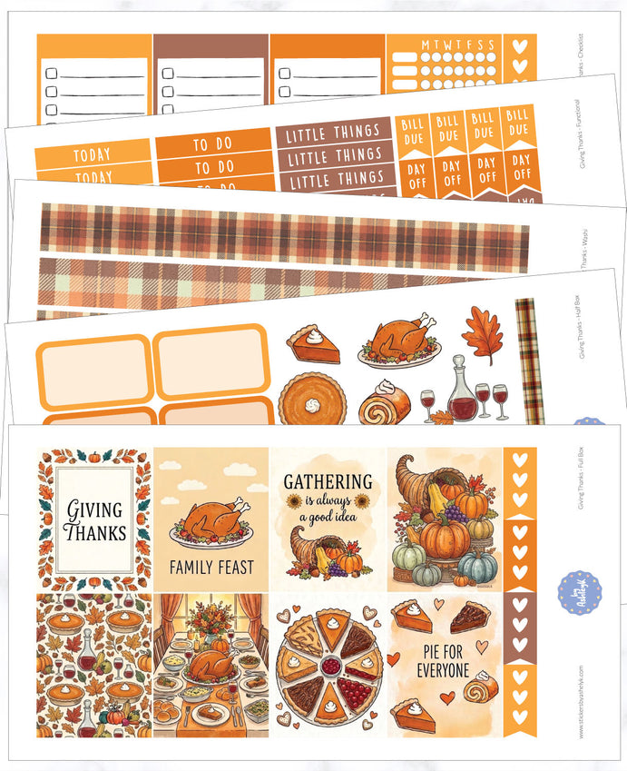 Giving Thanks Weekly Kit 