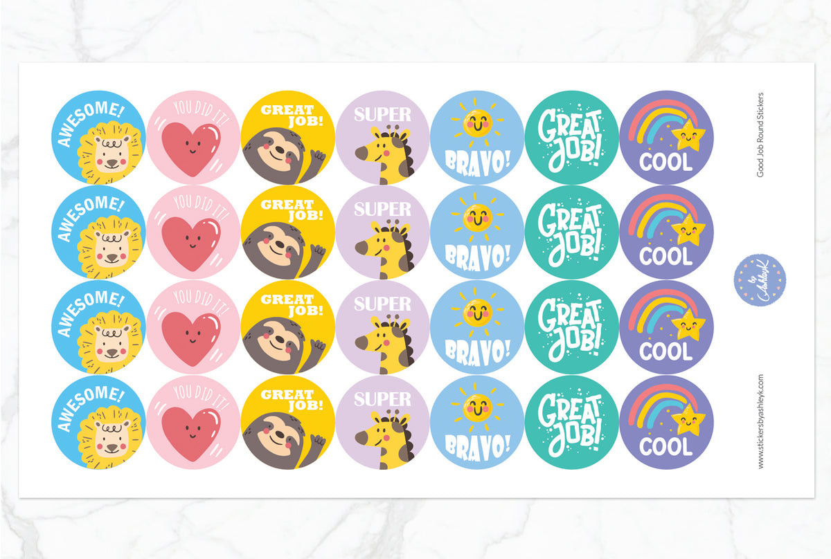 Good Job Stickers – Stickers by AshleyK