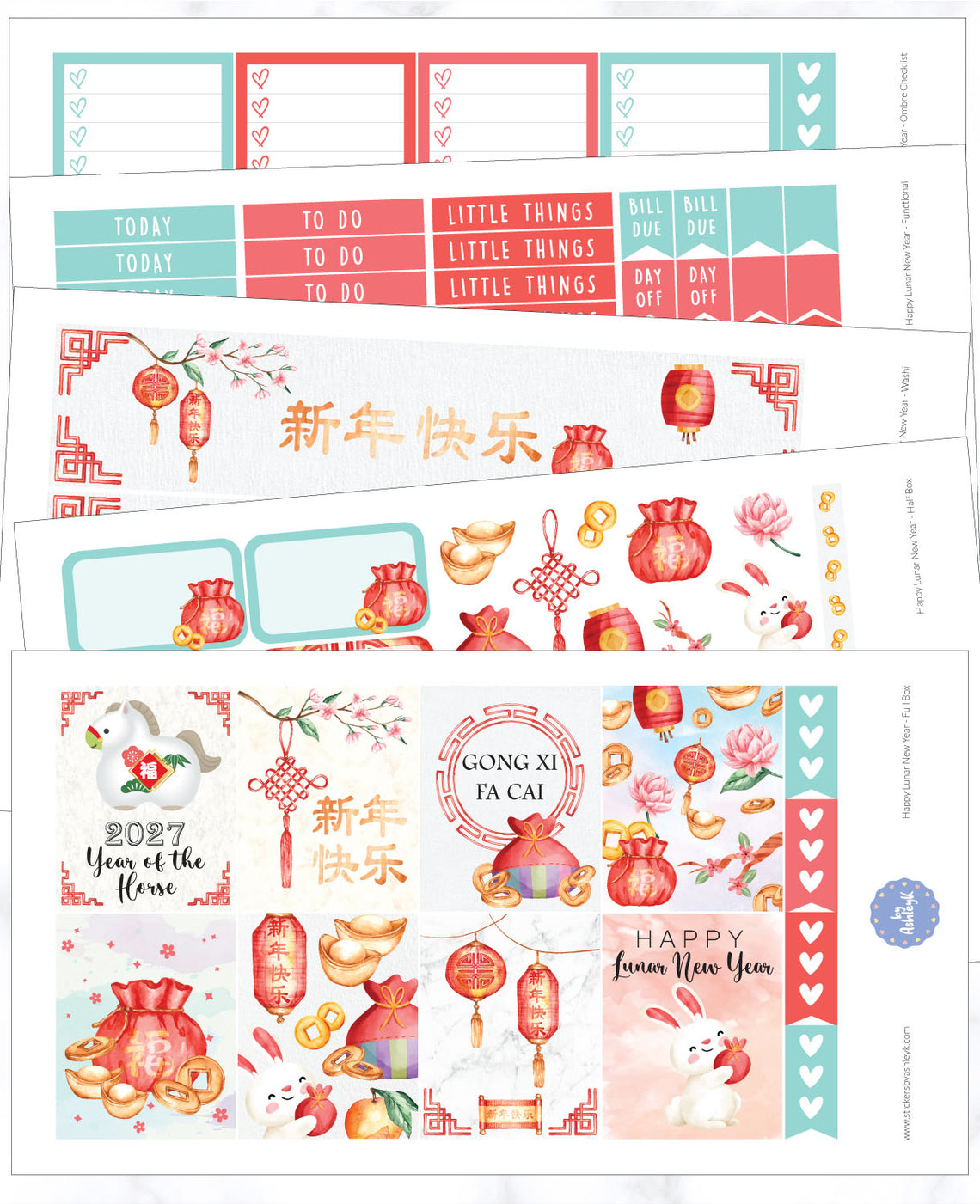 Happy Lunar New Year Weekly Kit