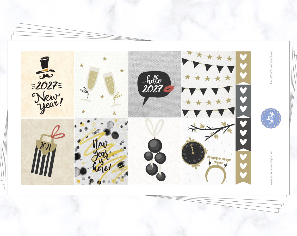 Hello 2027 Weekly Kit  - Full Kit