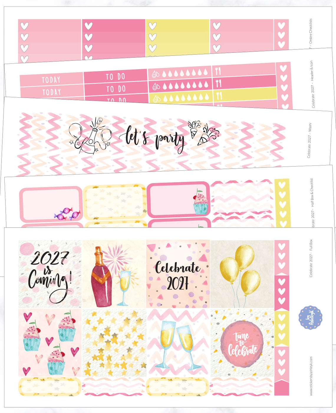 Celebrate 2027 Weekly Kit 