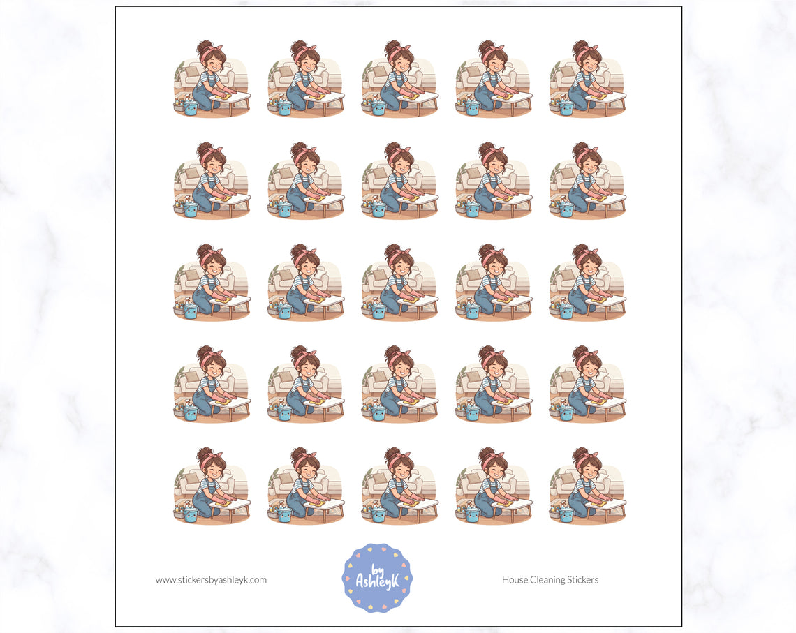 House Cleaning Planner Stickers
