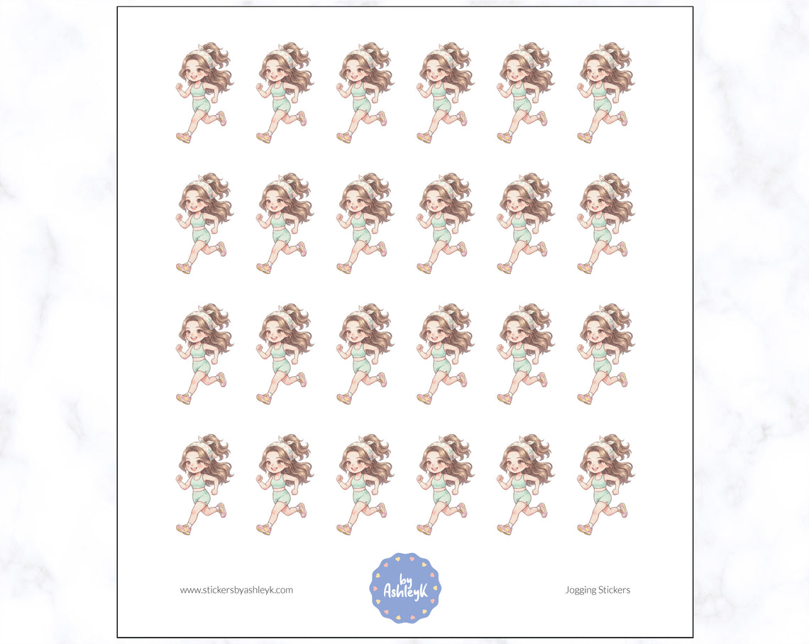 Jogging Planner Stickers