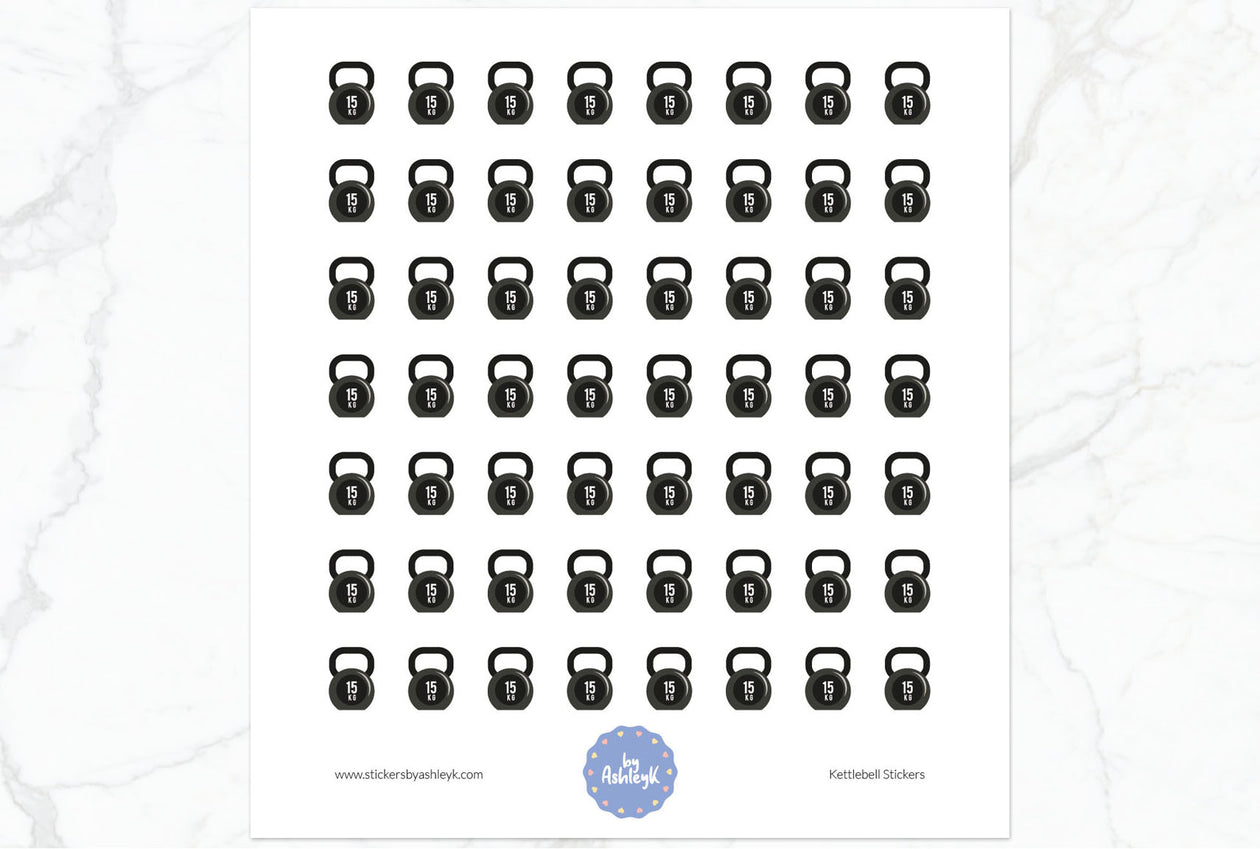 Kettlebell Stickers