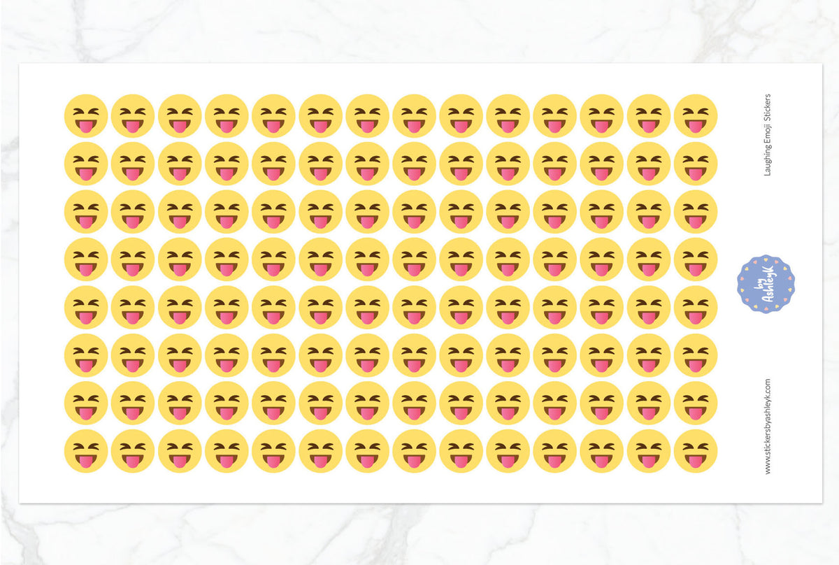 Laughing Emoji Stickers – Stickers by AshleyK