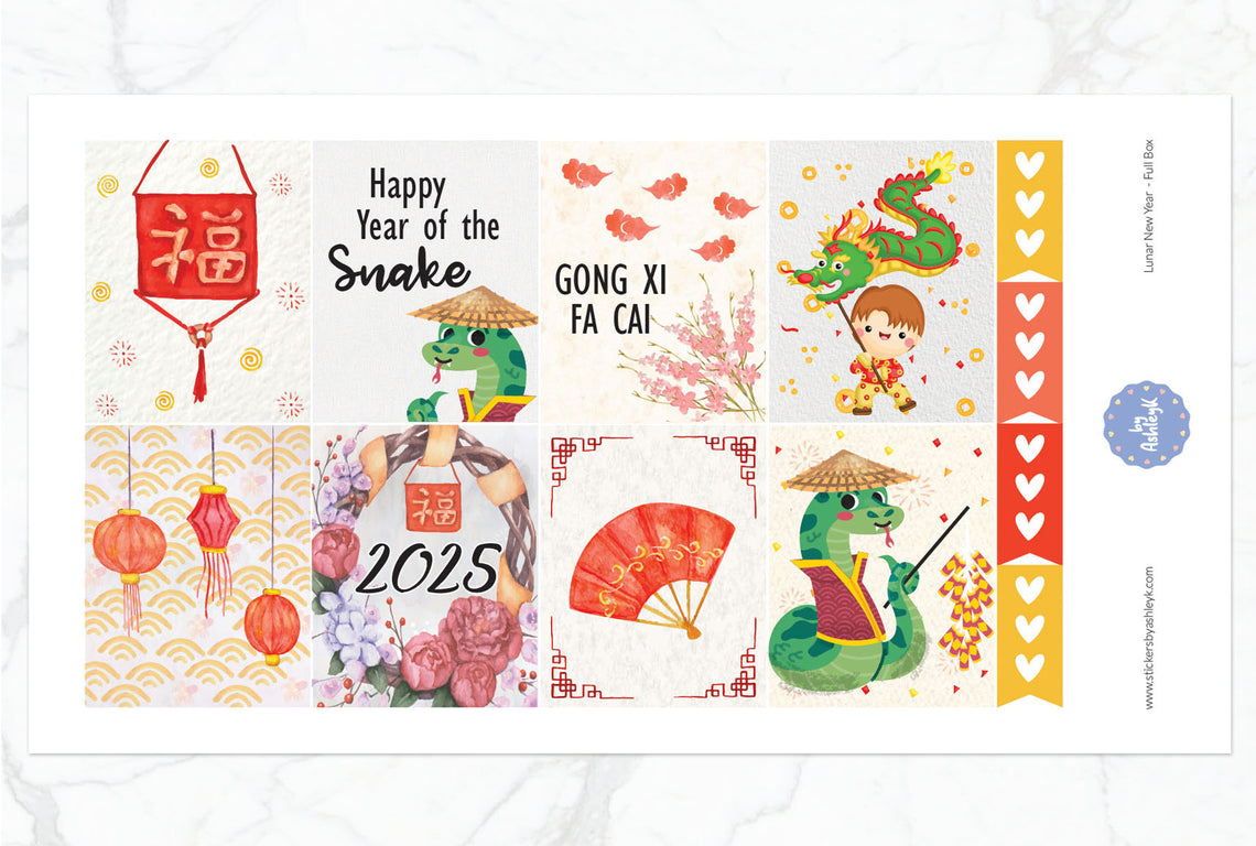 Lunar New Year Weekly Kit  - Full Box Sheet