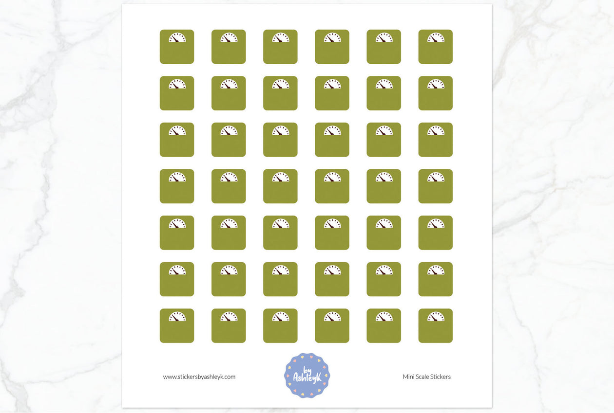 Mini Scale Stickers