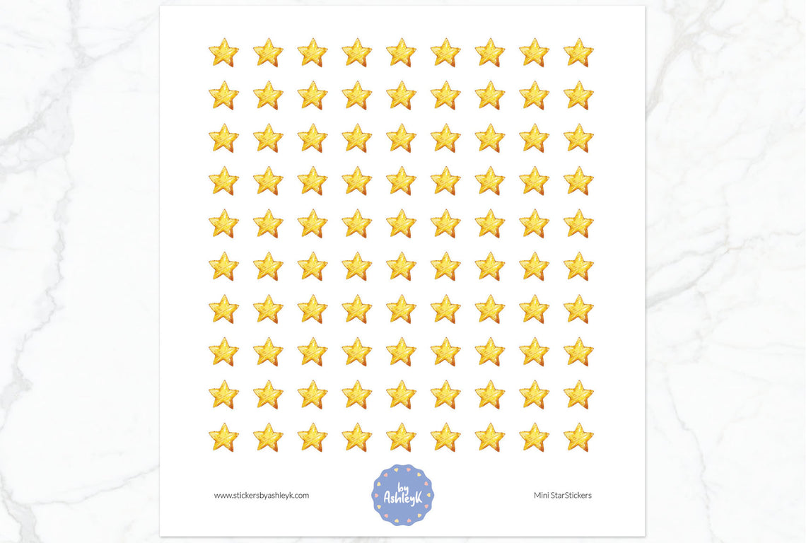 Mini Star Planner Stickers