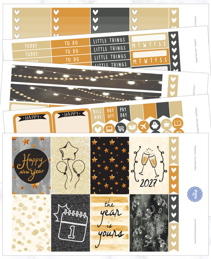 New Year Weekly Kit
