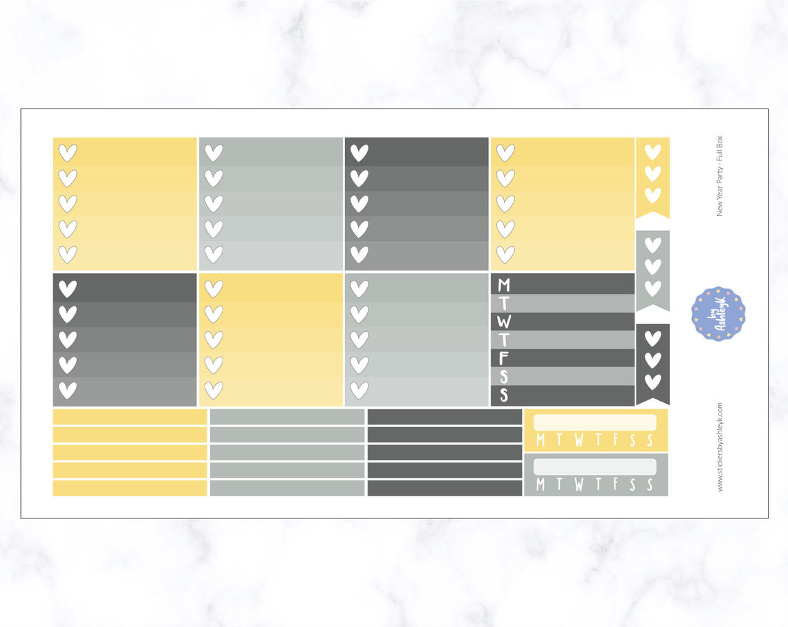 New Year Party Weekly Kit  - Checklist Sheet