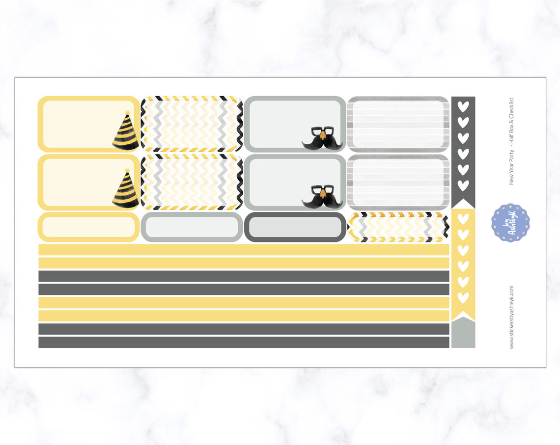 New Year Party Weekly Kit  - Half Box Sheet