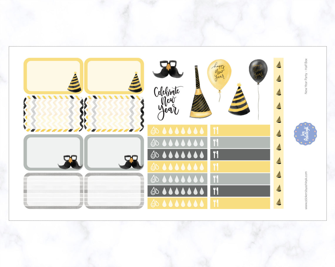 New Year Party Weekly Kit  - Half Box Sheet