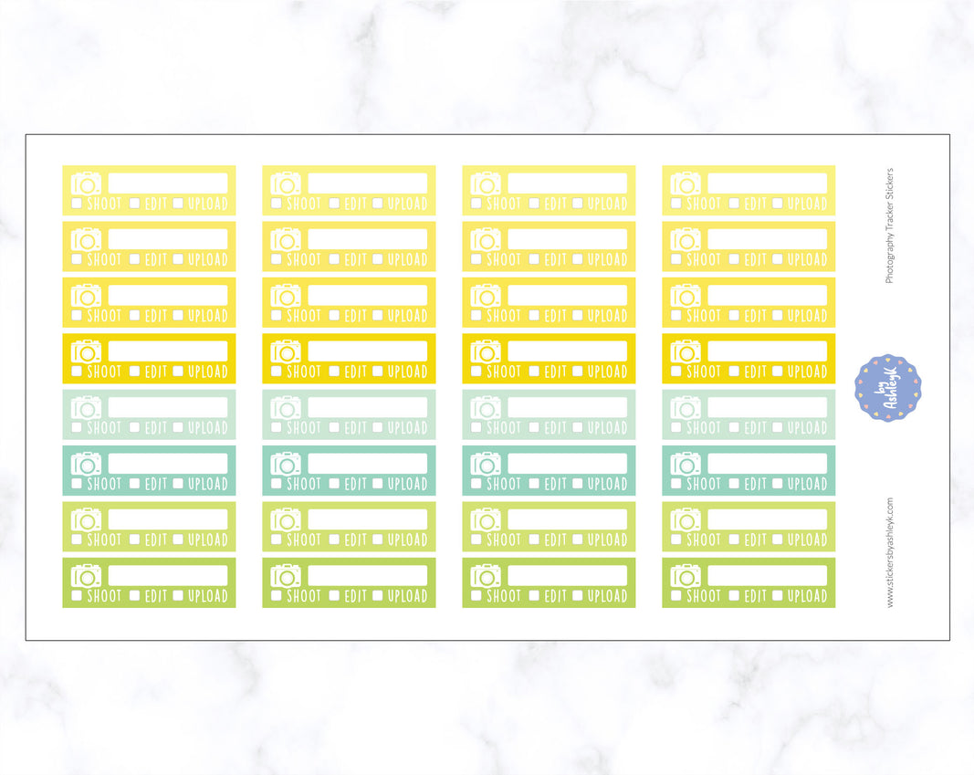 Photography Shoot Edit Upload Stickers - Lemon&Lime