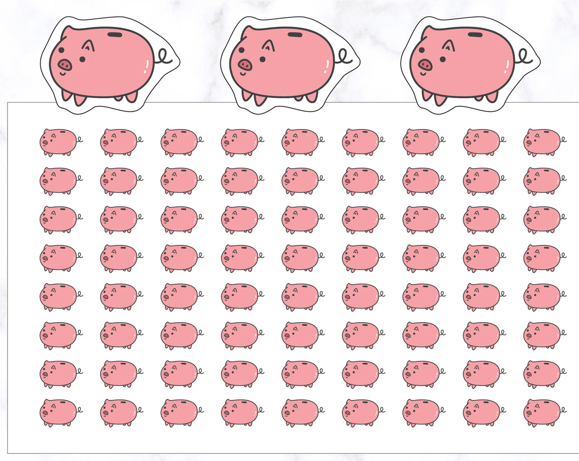 Piggy Bank Stickers