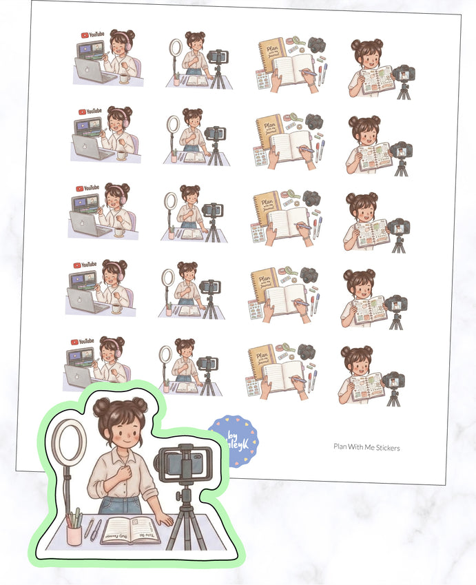 Plan With Me Planner Stickers