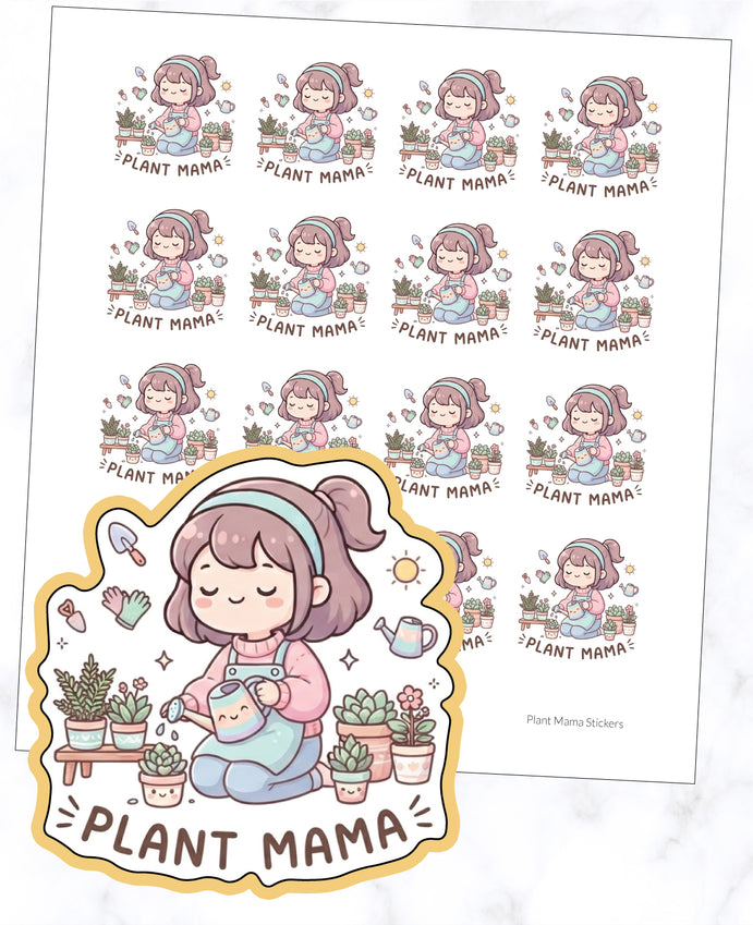 Plant Mama Planner Stickers