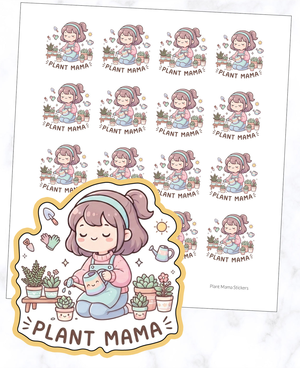 Plant Mama Planner Stickers