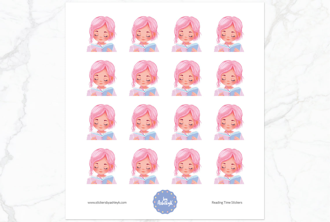 Reading Time Planner Stickers