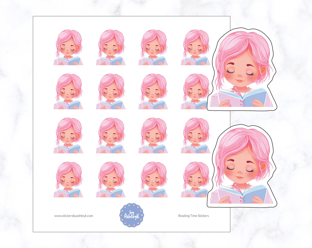 Reading Time Planner Stickers